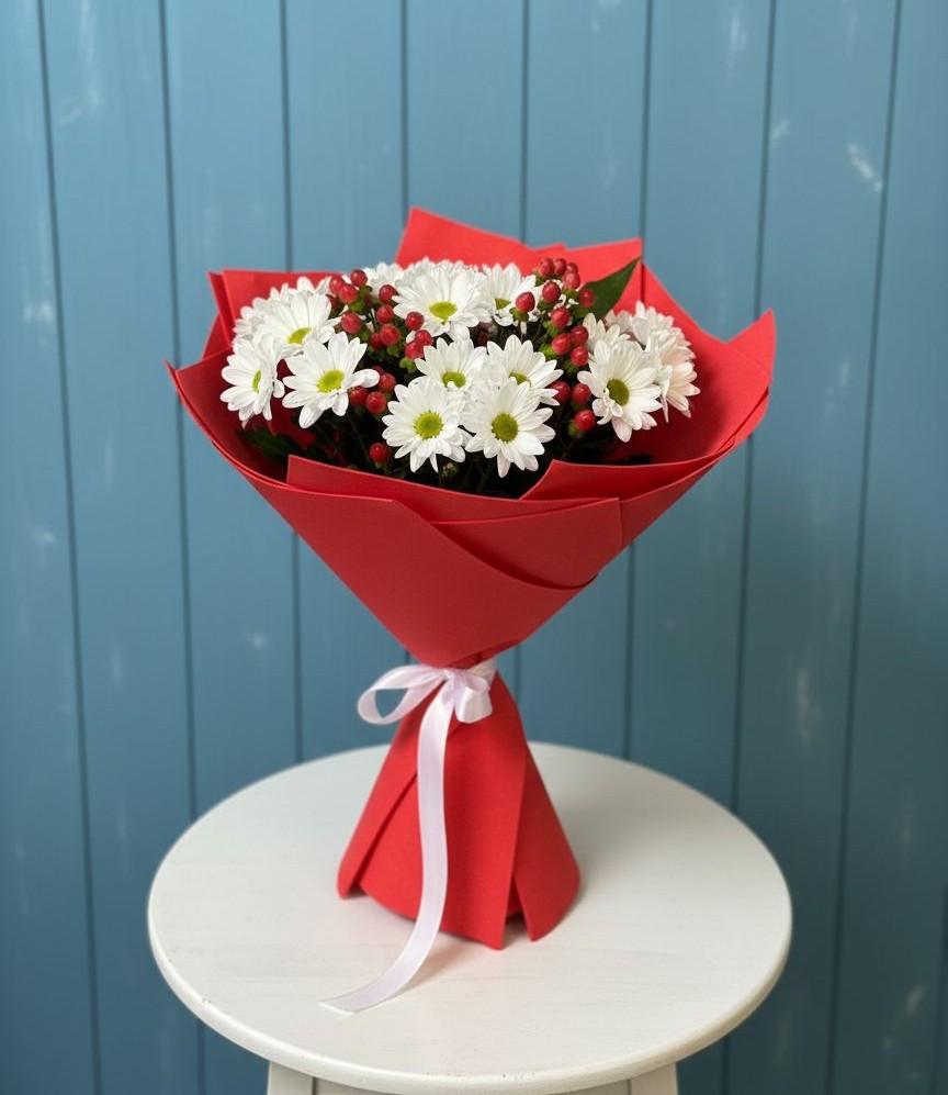 Букет цветов из: Хризантемы в Акатьево