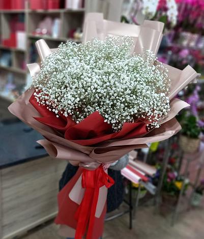 Букет цветов из: Гипсофила в Акатьево