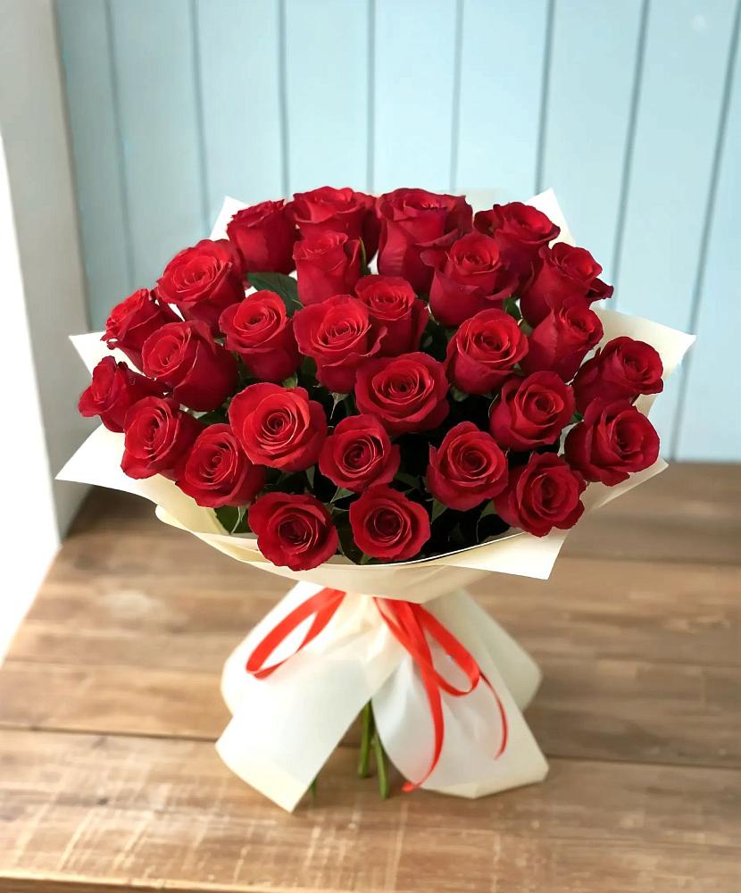 Букет 29 Красных роз в Акатьево