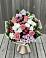 Букет цветов из: Альстромерии, Гвоздики, Розы и Хризантемы в Акатьево