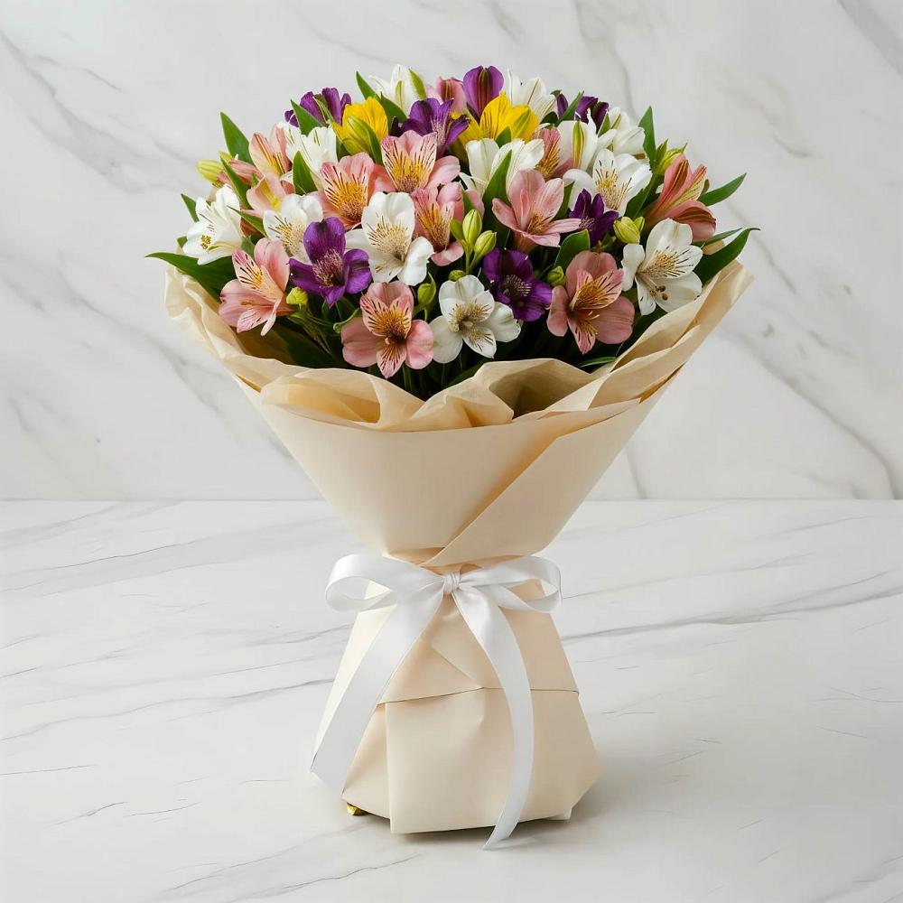 Букет цветов из: Альстромерии в Акатьево