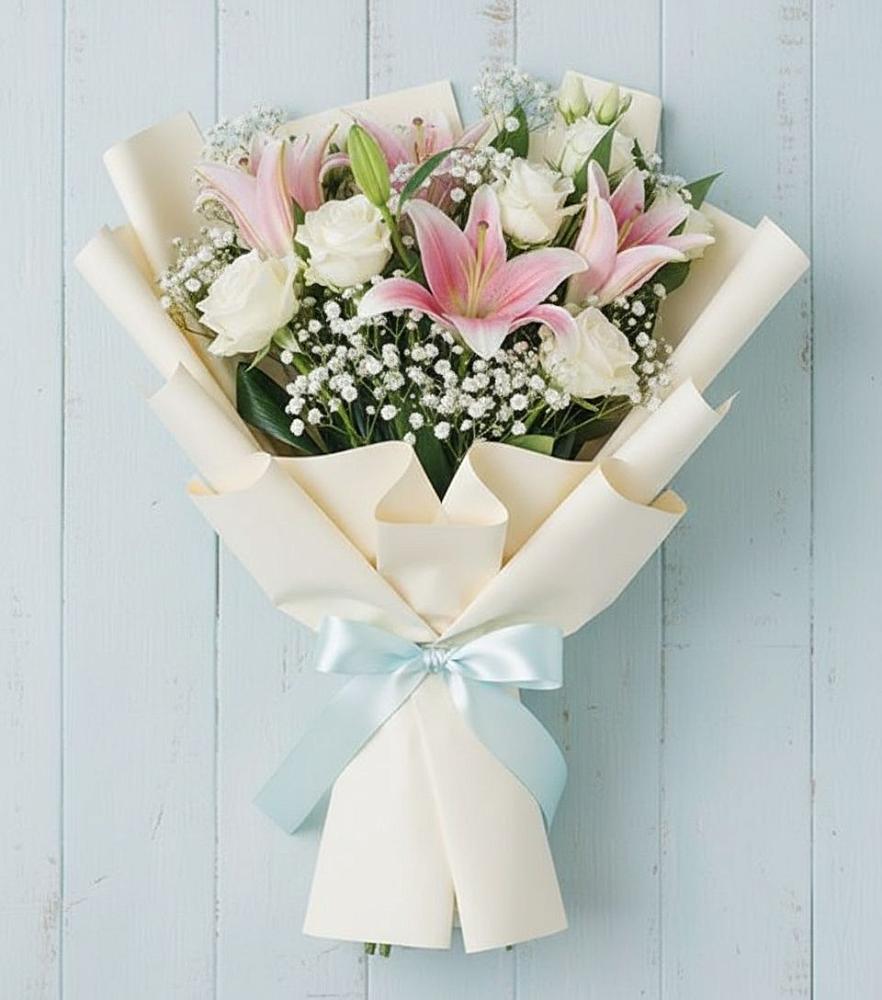 Букет цветов из: Лилии в Акатьево