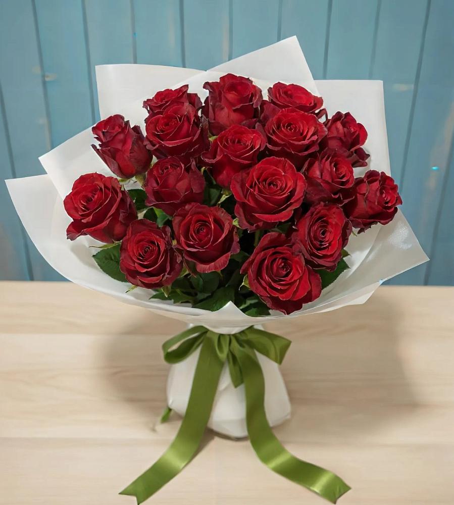 Букет Красные розы в Акатьево