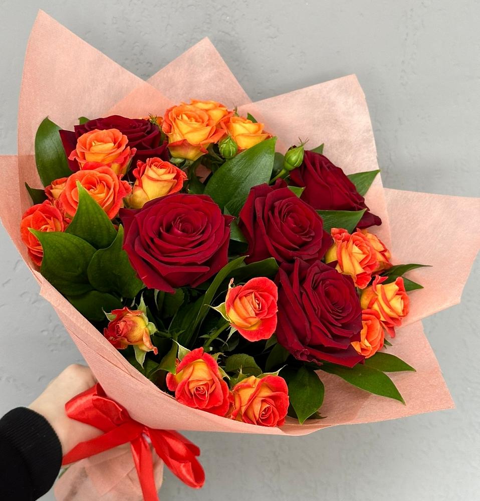 Букет Любовь и восторг в Акатьево