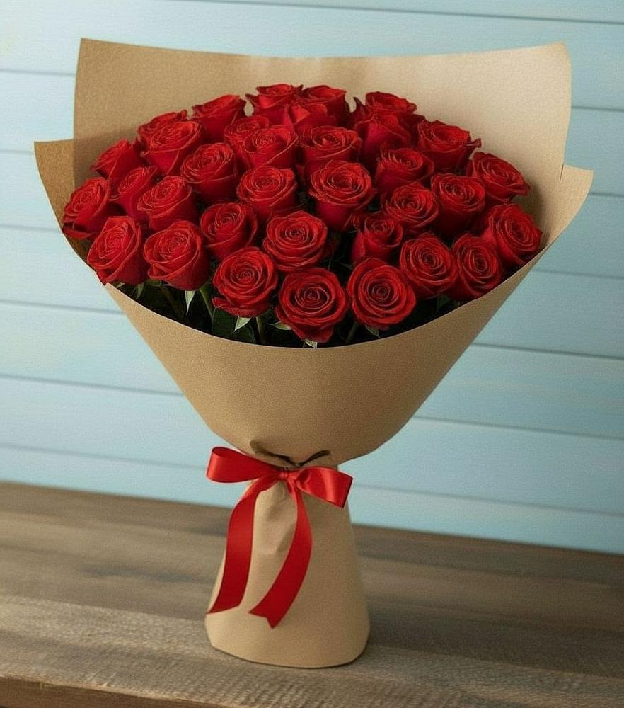 Букет Красные розы Милано в Акатьево