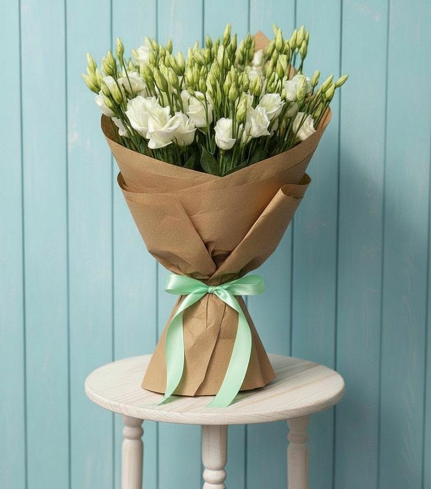 Букет цветов из: Лизиантусы в Акатьево