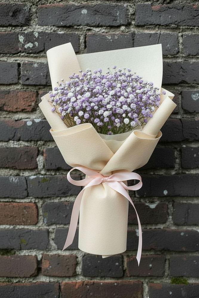 Букет цветов из: Гипсофила в Акатьево