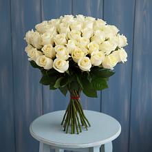 Букет 51 Белая роза Эдлесс Лав #REPLACE_PRED# Акатьево