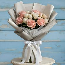 Букет цветов из:  Розы #REPLACE_PRED# Акатьево