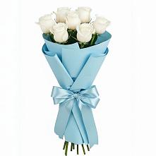 Букет 7 белых роз Проуд #REPLACE_PRED# Акатьево