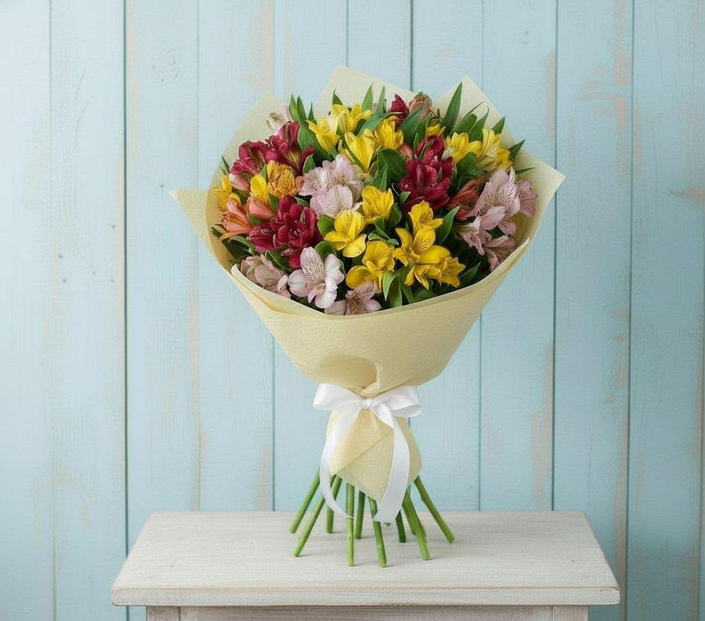 Букет цветов из: Альстромерии в Акатьево