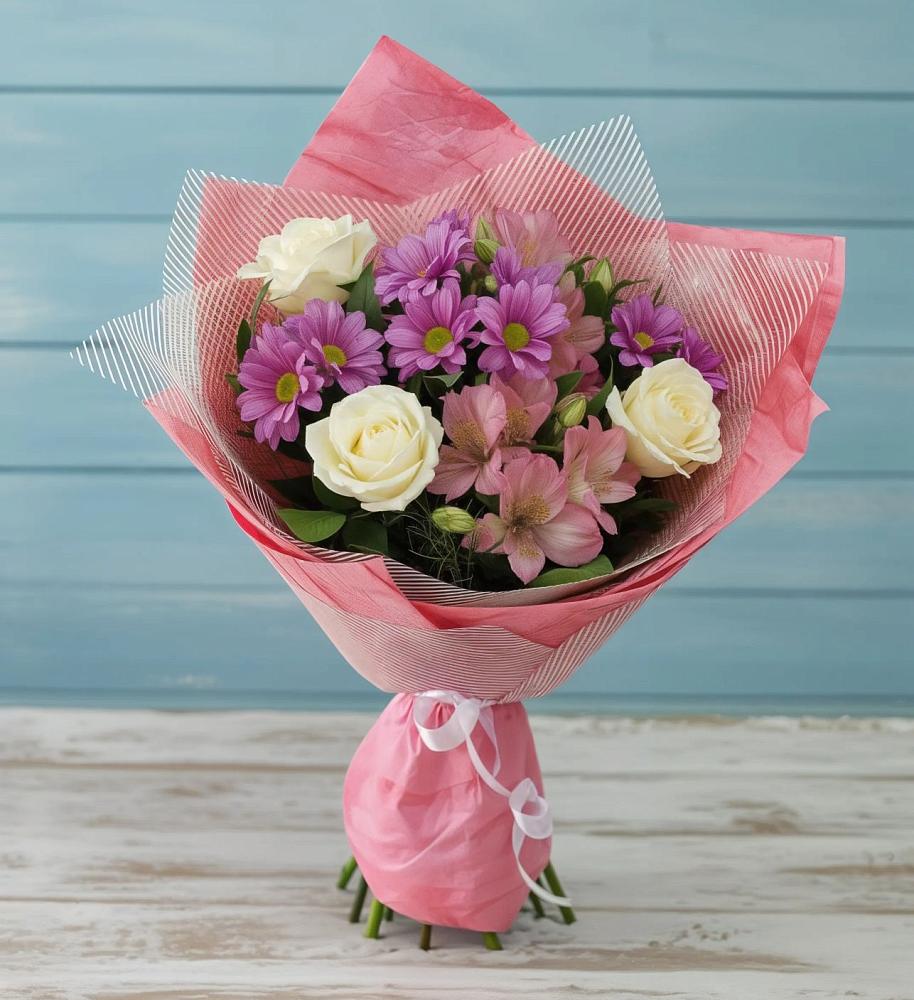 Букет цветов из: Герберы в Акатьево