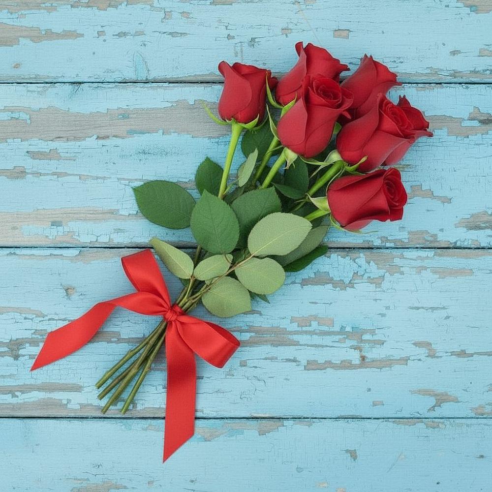 Букет Красные розы в Акатьево
