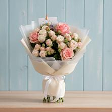 Букет цветов из:  Розы #REPLACE_PRED# Акатьево